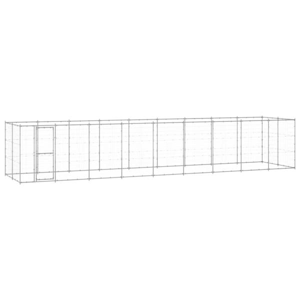 ARDEBO.de - Outdoor-Hundezwinger Verzinkter Stahl 21,78 m²