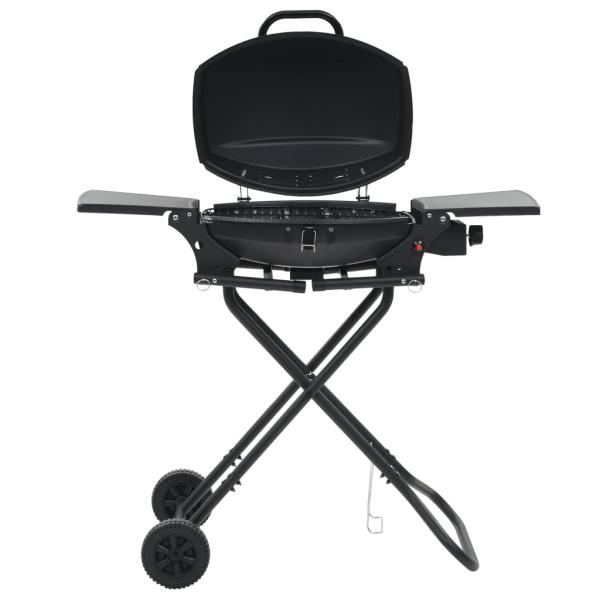ARDEBO.de - Gasgrill Tragbar mit Kochzone Schwarz