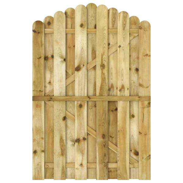Gartentor Imprägniertes Kiefernholz 100x150 cm