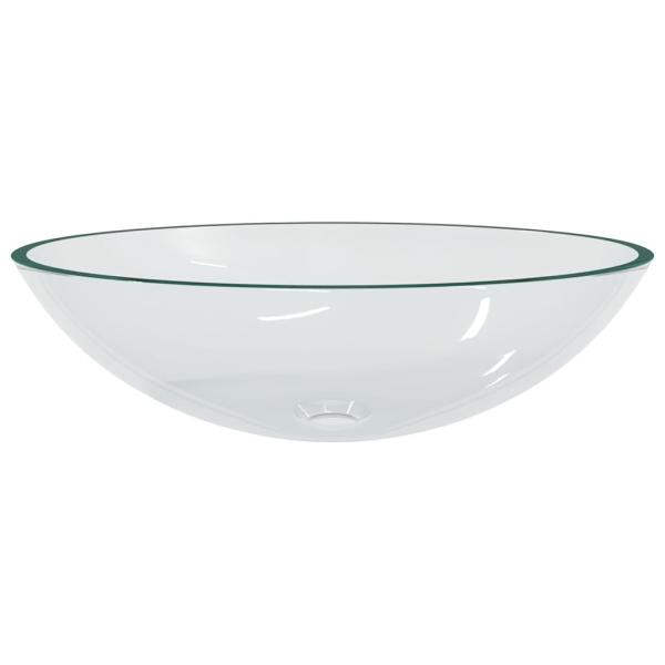 Waschbecken Glas 50x37x14 cm Transparent