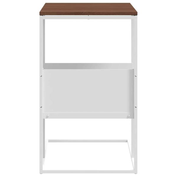 Beistelltisch Weiß 55x36x59,5 cm Holzwerkstoff