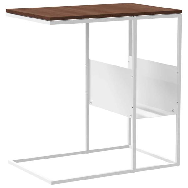 Beistelltisch Weiß 55x36x59,5 cm Holzwerkstoff