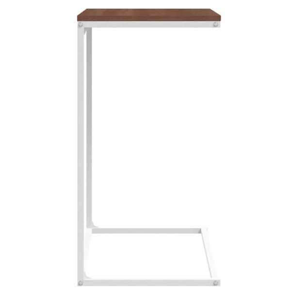 Beistelltisch Wei? 55x35x66 cm Holzwerkstoff