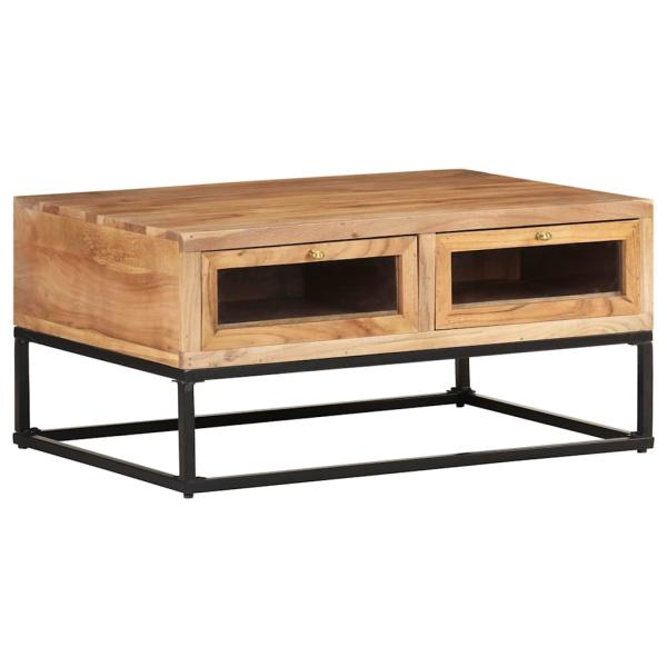 ARDEBO.de - Couchtisch 90x60x40 cm Massivholz Akazie