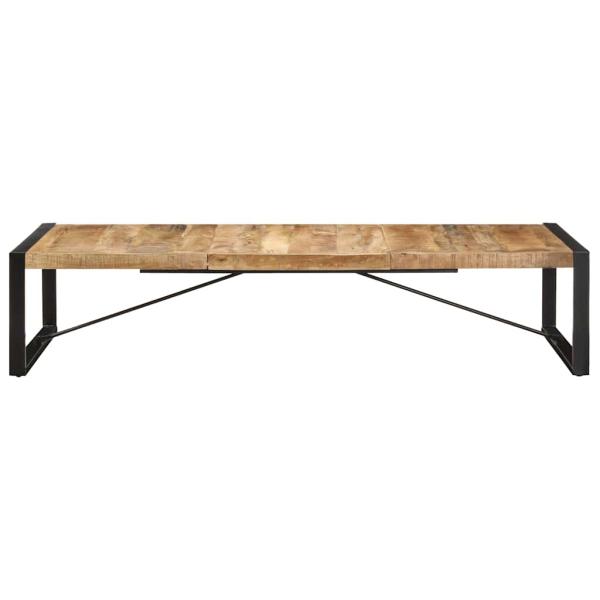 Couchtisch 180x90x40 cm Raues Mangoholz