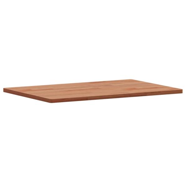Tischplatte 60x40x1,5 cm Rechteckig Massivholz Buche