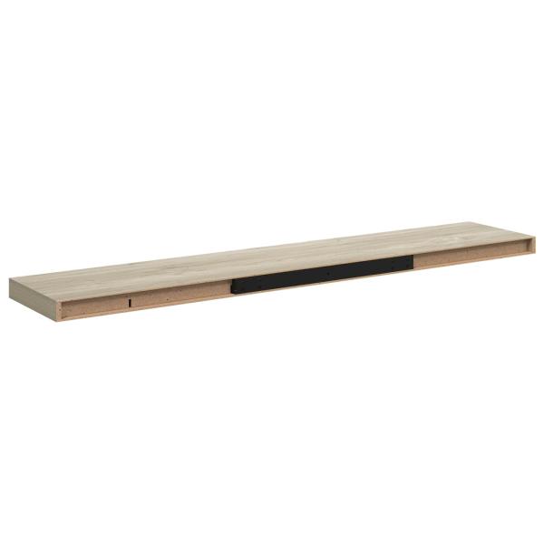 Schweberegal Eichen-Optik 120x23,5x3,8 cm MDF