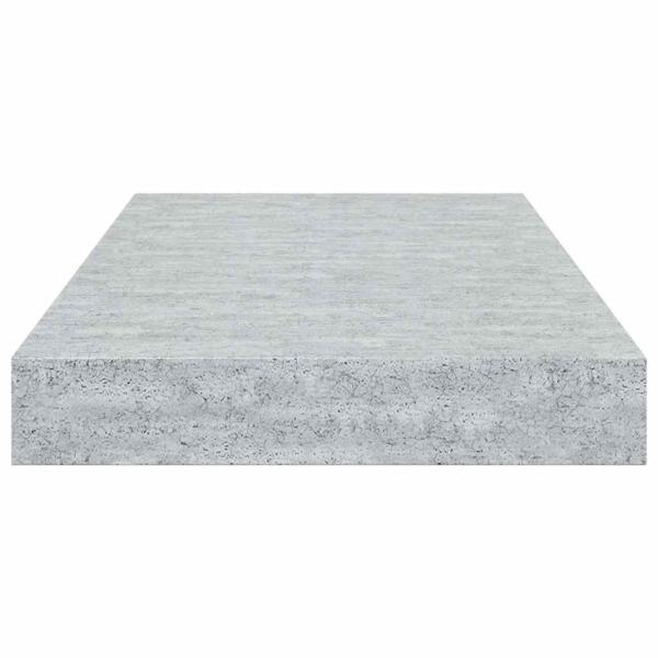 Schweberegal Betongrau 40x23,5x3,8 cm MDF