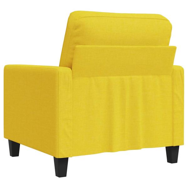 Sessel Hellgelb 60 cm Stoff