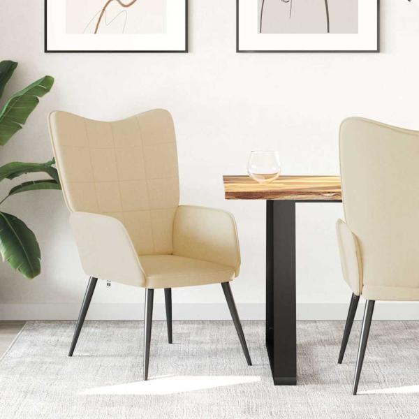 ARDEBO.de - Relaxsessel Creme Stoff