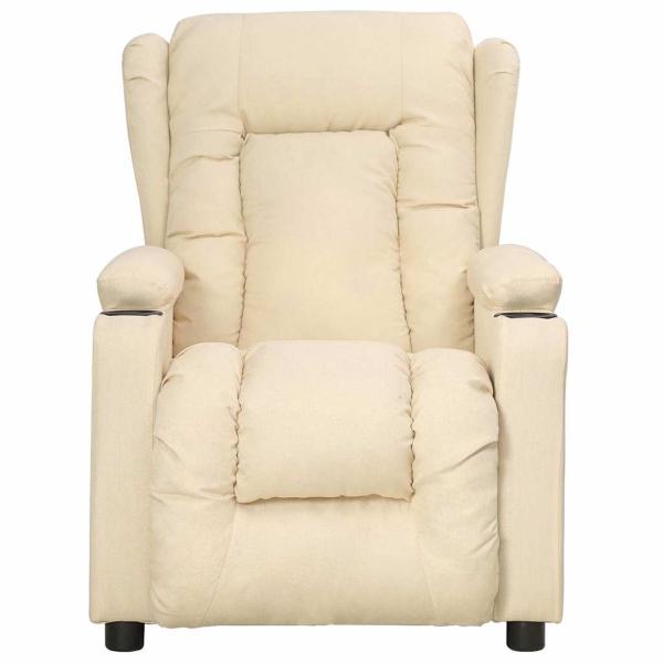 Relaxsessel Creme Stoff