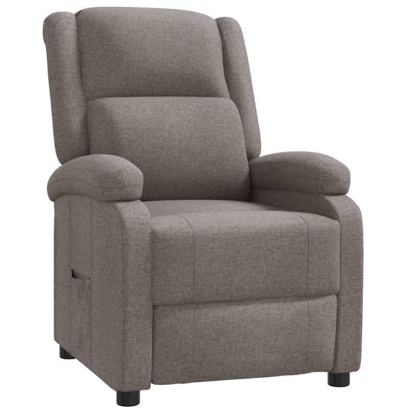 Relaxsessel Taupe Stoff