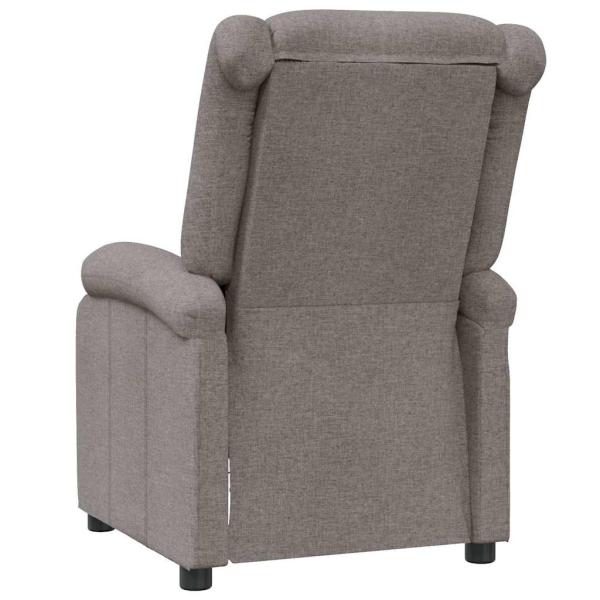 Relaxsessel Taupe Stoff