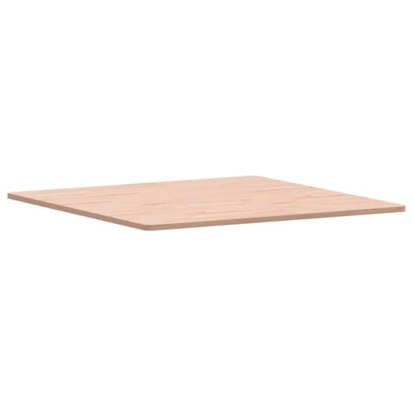 Tischplatte 80x80x1,5 cm Quadratisch Massivholz Buche