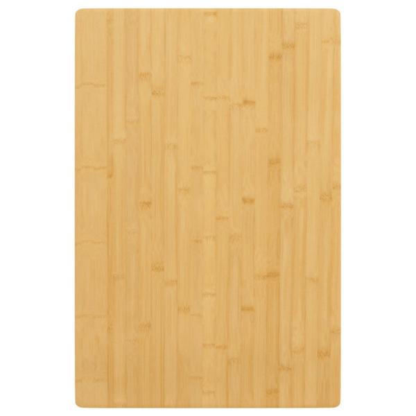 Tischplatte 60x100x2,5 cm Bambus