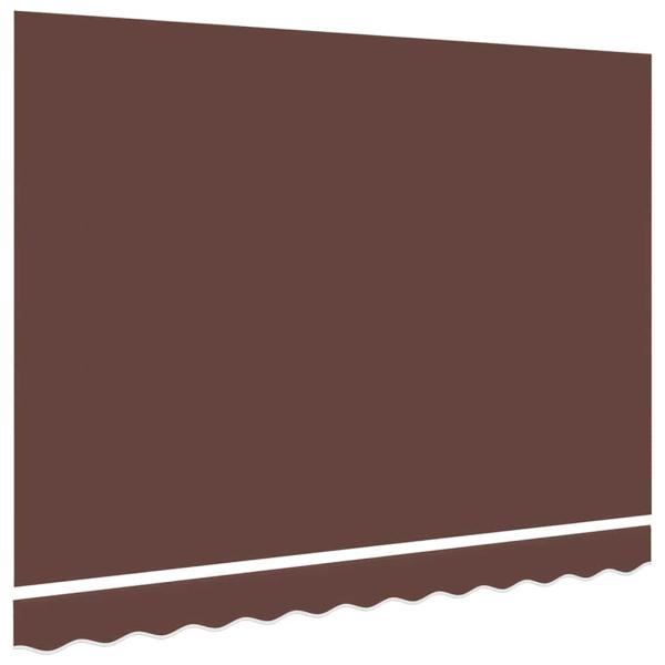 Ersatzstoff für Markise Braun 350x250 cm Polyester