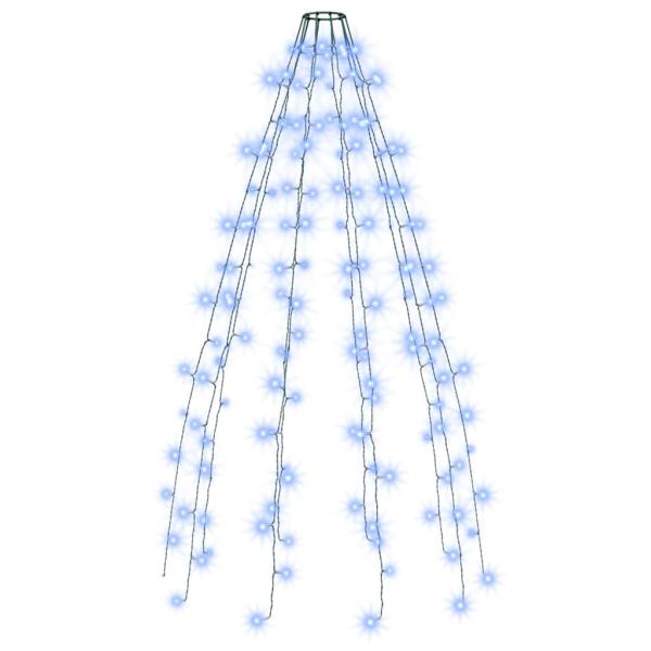 Weihnachtsbaum-Lichternetz mit 150 LEDs Blau 150 cm