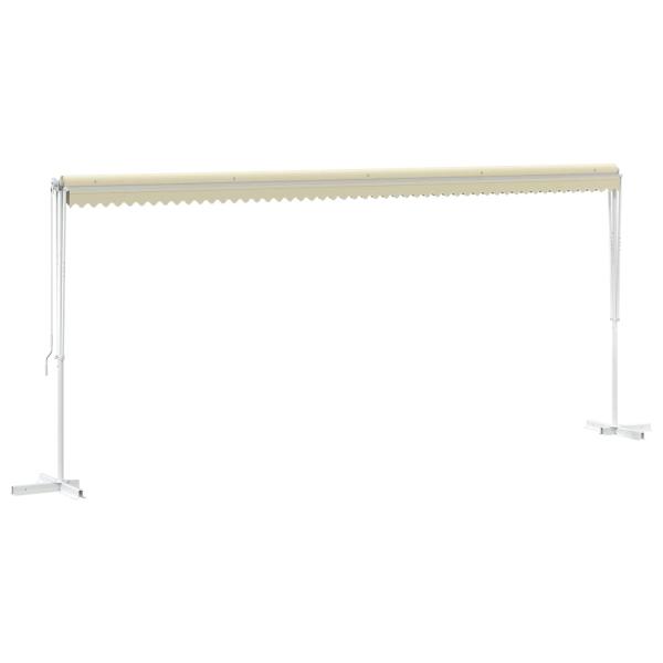Freistehende Markise 600x300 cm Creme