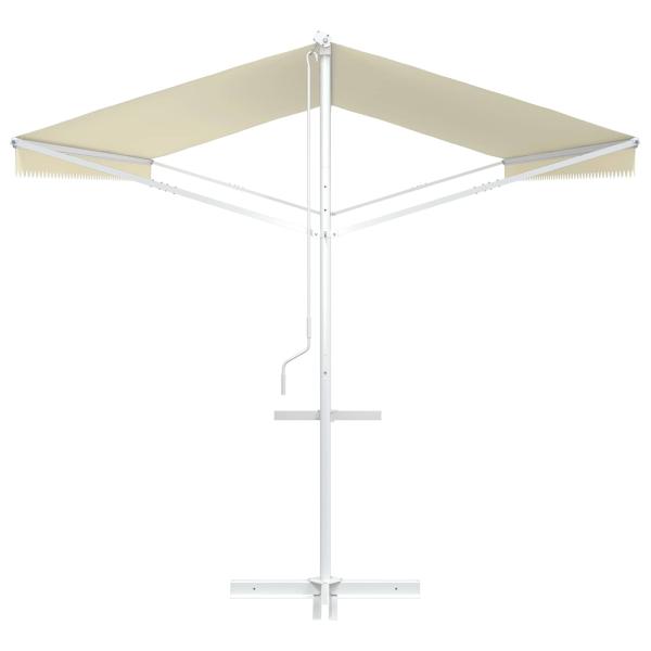 Freistehende Markise 600x300 cm Creme
