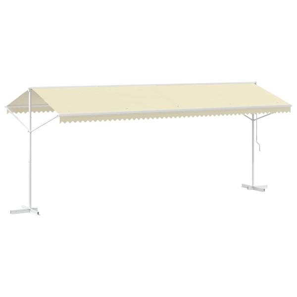 Freistehende Markise 600x300 cm Creme