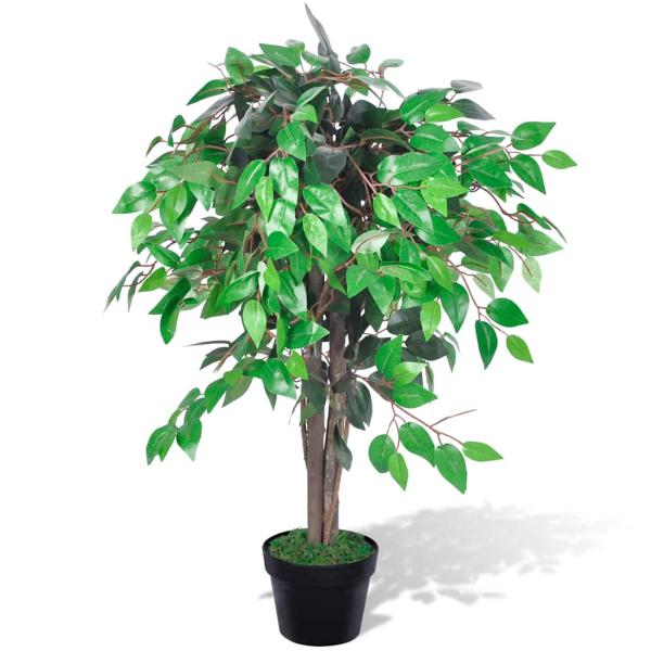 ARDEBO.de - Künstlicher Ficus mit Topf 90 cm