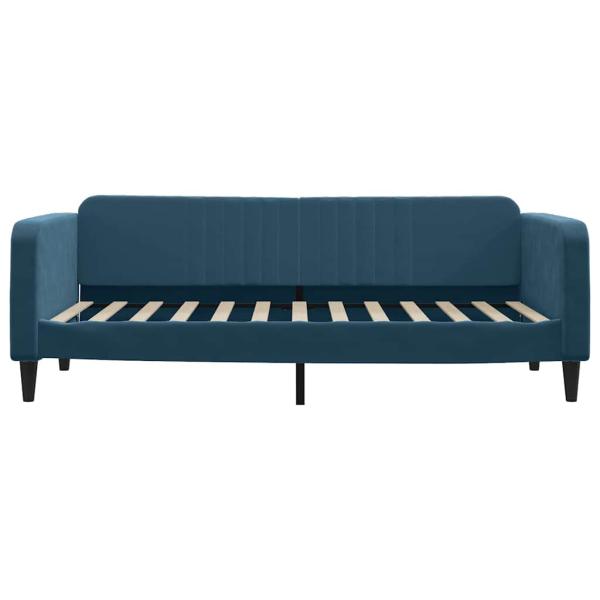 Tagesbett Blau 90x200 cm Samt