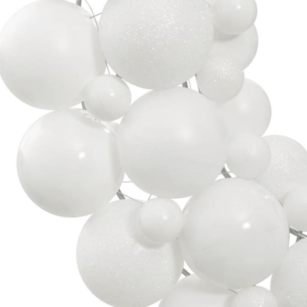 Weihnachtskranz Weiß 45 cm Polystyrol