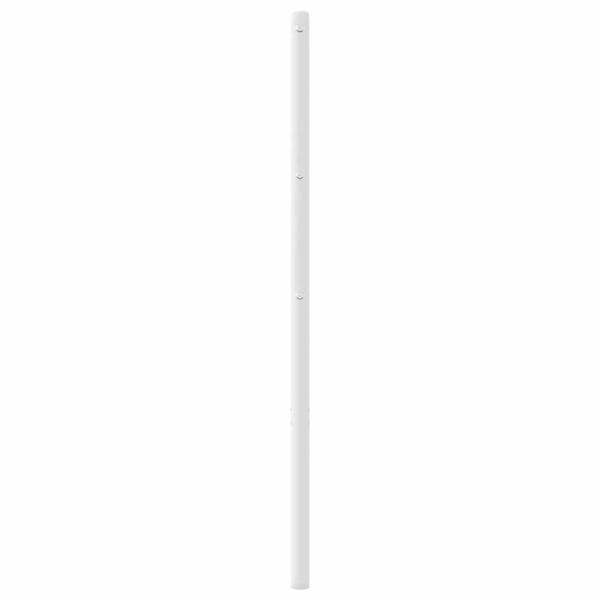 Ersatz-Kopfteil Metall Weiß 193 cm