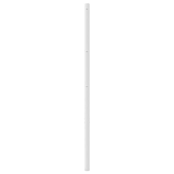 Ersatz-Kopfteil Metall Weiß 120 cm