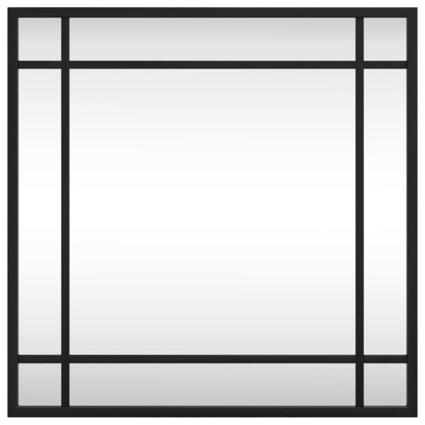 Wandspiegel Schwarz 40x40 cm Quadratisch Eisen