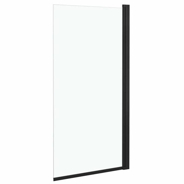 Duschkabine ESG 68x130 cm Schwarz