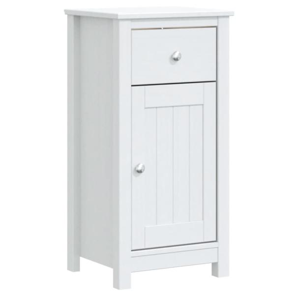 Badschrank BERG Wei? 40x34x80 cm Massivholz Kiefer