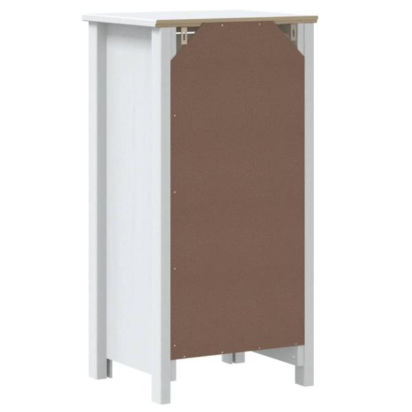 Badschrank BERG Wei? 40x34x80 cm Massivholz Kiefer