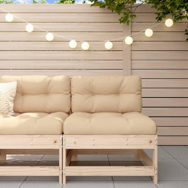 ARDEBO.de - Garten-Mittelsofa Massivholz Kiefer
