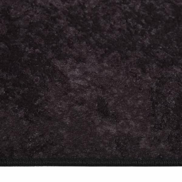 Teppich Waschbar Anthrazit 400x300 cm