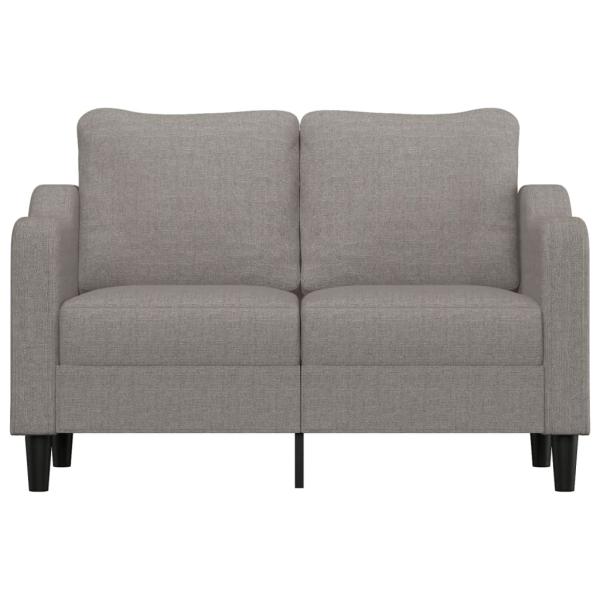 2-Sitzer-Sofa Taupe 120 cm Stoff