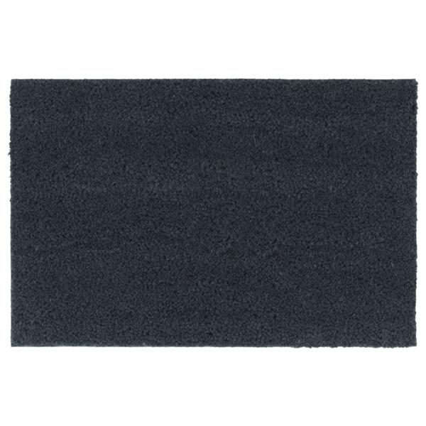 ARDEBO.de - Fußmatte Dunkelgrau 40x60 cm Kokosfaser Getuftet