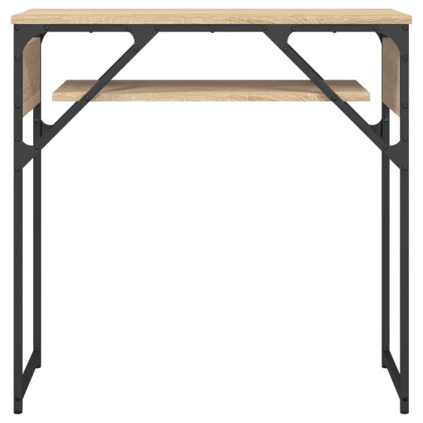 Konsolentisch mit Ablage Sonoma-Eiche 75x30x75cm Holzwerkstoff