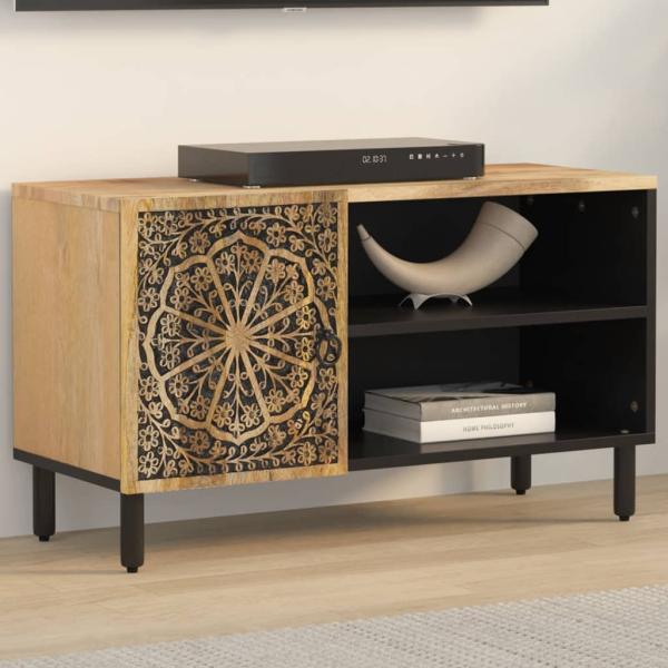 ARDEBO.de - TV-Schrank 80x31x46 cm Massivholz Mango