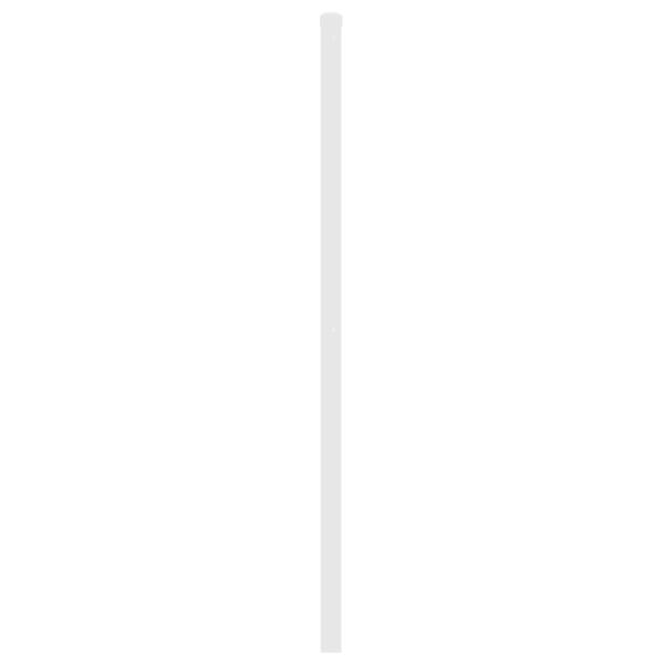 Ersatz-Kopfteil Metall Weiß 120 cm