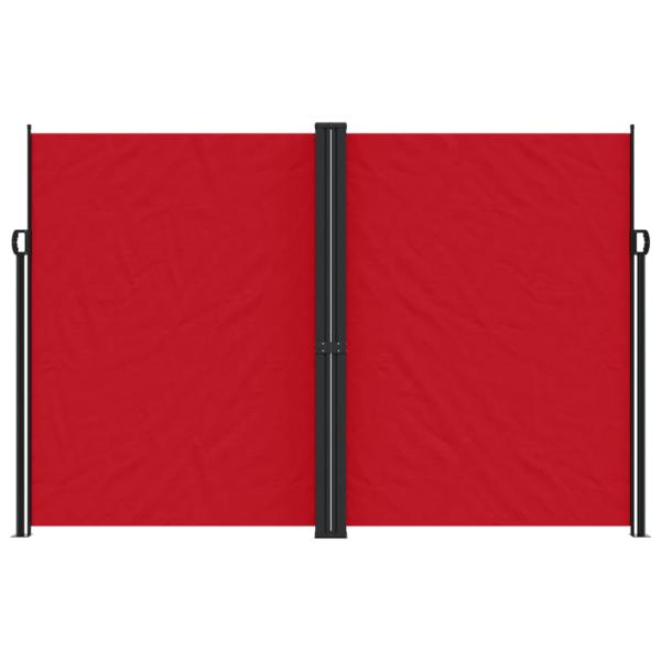 Seitenmarkise Ausziehbar Rot 220x1000 cm