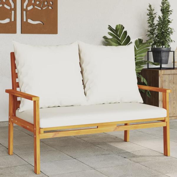 ARDEBO.de - Gartensofa 120 cm mit Kissen Massivholz Akazie