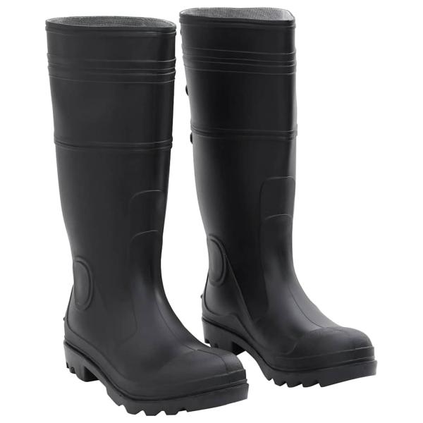 ARDEBO.de - Gummistiefel Schwarz Größe 43 PVC