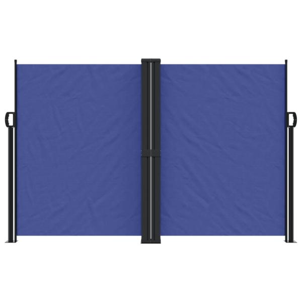 Seitenmarkise Ausziehbar Blau 160x600 cm