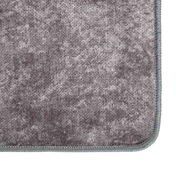 Teppich Waschbar Grau 400x300 cm