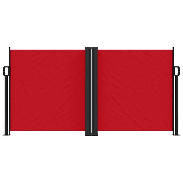 Seitenmarkise Ausziehbar Rot 120x1000 cm