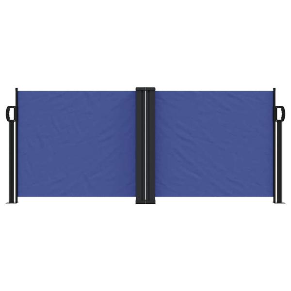Seitenmarkise Ausziehbar Blau 100x600 cm