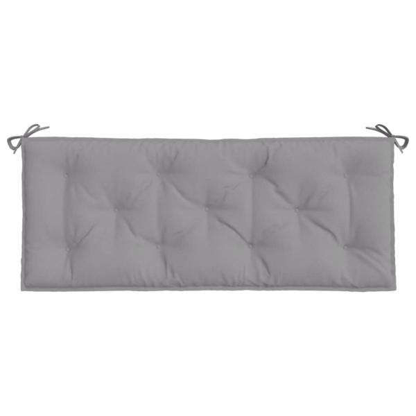 Gartenbank-Auflagen 2 Stk. Grau 120x50x7 cm Oxford-Gewebe