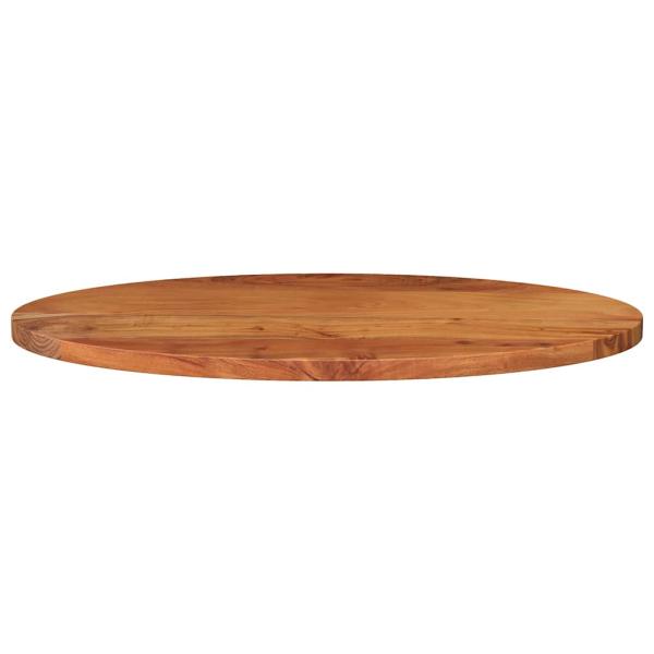 Tischplatte 90x40x3,8 cm Oval Massivholz Akazie