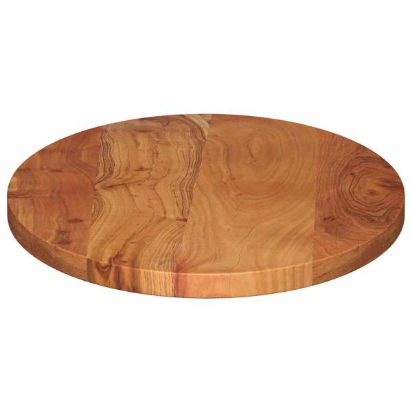 Tischplatte 90x40x3,8 cm Oval Massivholz Akazie